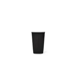 Beker porselein Les Artistes Paris 450ml met siliconen grip Zwart