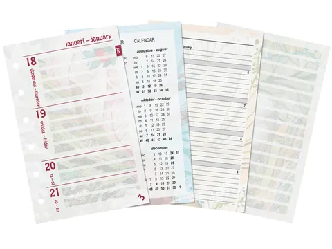 Agendavulling 2026 Kalpa Pocket bloemen 7dagen/2pagina's