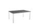 In hoogte verstelbaar bureau,HxBxD 720-840x1600x1000mm,CC-zwart