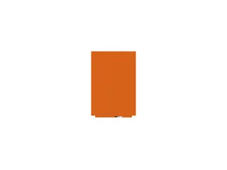 Whiteboard Rocada Skincolour 75x115cm oranje gelakt - 2