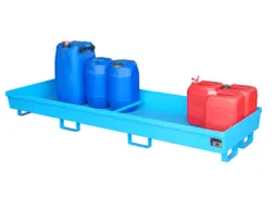 Opvangbak 4x 200l Opvangvol Blauw 280l H X B X D 285x 2400x 800mm Open