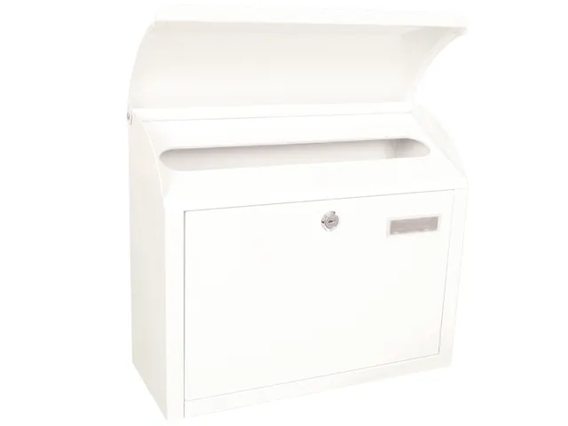 Wandbrievenbus Denian Wit Staal