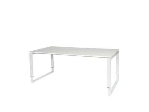 Domino Plus Bureau Hoogte Verstelbaar 1800x900mm Wit 25mm Wit