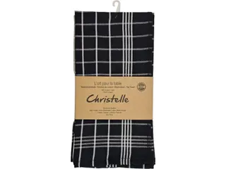 Keukenhanddoeken 100% Coton Made In Egypt 50X70Cm Zwart - 3