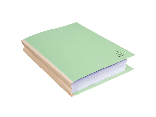 25 mappen met linnen rug FOREVER 320g/m2 24x32cm Grasgroen