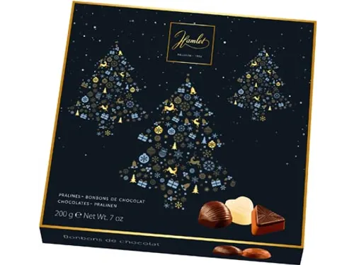 Hamlet Chocolade Kerstboom Belgische pralines 200 g