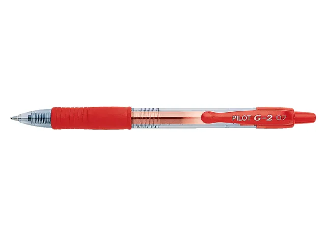 Gelschrijver Pilot G-2 07 Medium punt Rood