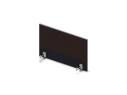 opzetpaneel bureau aanbouw zijkant CC-zwart BN2036-bruin 800mm