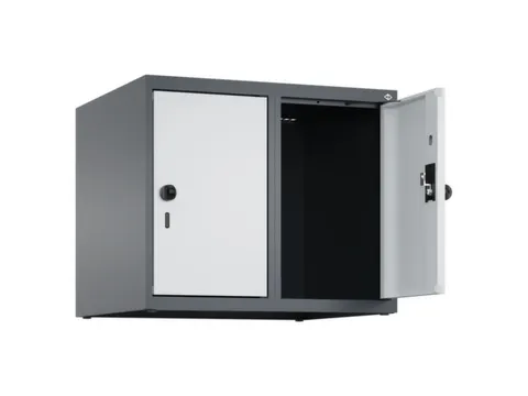 opzetkast,v. locker,2vak.,vak B 300mm,HxBxD 500x600x500mm,draaigrendel