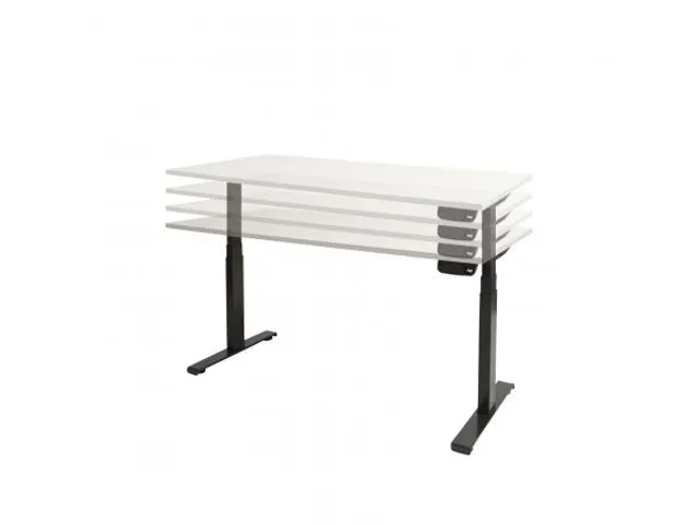 Piètement assis-debout électrique Dextro Solo Plus 120-180 V2 Noir