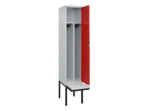 locker voor scheiding van kleding,HxBxD 2120x400x815mm,1vak