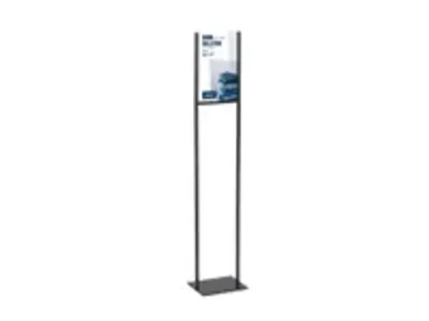 OUTLET Europel Infostandaard A4 Zwart metaal met Acryl Display