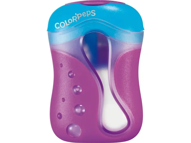 Puntenslijper Maped Color'Peps 2-gaats display à 24 stuks assorti