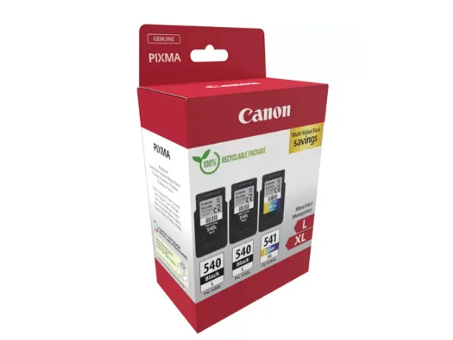 2x PG-540L + 1x CL-541XL inktcartridge 5224B017 4 kleuren