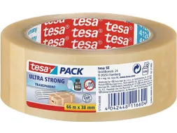 Tesapack Ultra Strong Pvc Verpakkingstape 66mx38mm Transparant