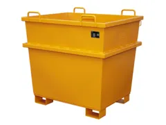 Universele Stortgoedbak Oranje Heftruck Kraantraverse 1215x1040x1200mm