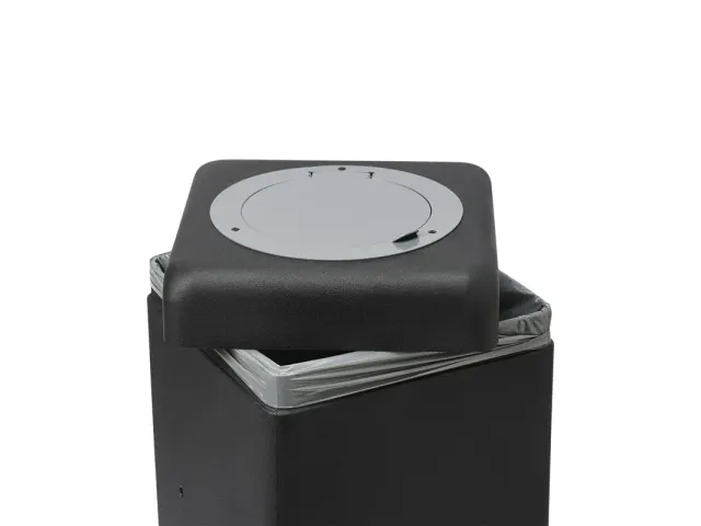 Afvalbak 60 liter EarthBin Grijs Zwart