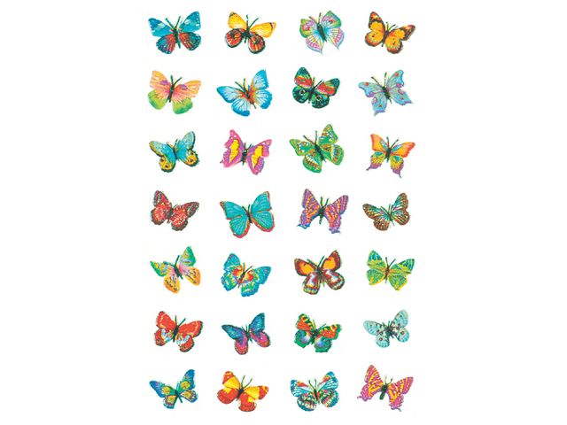 Etiket HERMA 6819 vlinder glitter folie | HermaLabels.nl
