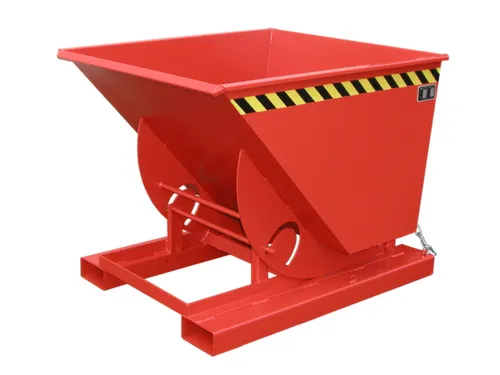 kiepbak,HxLxB 1070x1420x1190mm,0,75m³,draagverm. 1000kg,RAL3000