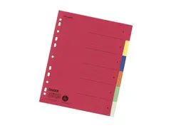 Tabblad recycled karton A4+ 6tabs ers + 6x verdeler