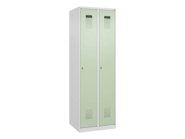 locker voor scheiding van kleding,HxBxD 1850x600x500mm,2vak