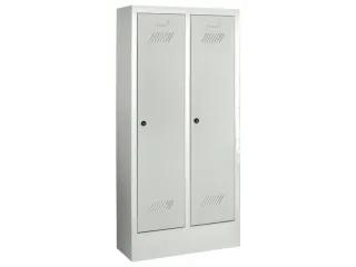 lockerkast v. kinderen,HxBxD 1300x530x300mm,2vak,RAL7035,front RAL7035 - 2