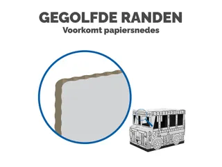 Kartonnen Speelbus Bankers Box Play inkleurbaar - 4