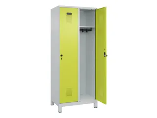 locker,HxBxD 1950x800x500mm,2vak,vak B 400mm,draaigrendel,voeten - 2