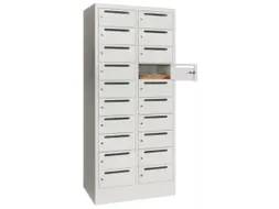 Postsorteerkast 1850x830x500mm 2x10 Vakken Vak B 400mm Met Postsleuf