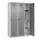 locker,HxBxD 1850x1200x500mm,3vak,vak B 400mm,draaigrendel