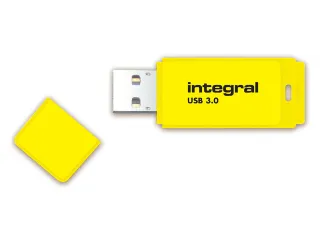 USB stick 2.0 Integral Neon USB-A 16GB geel - 3