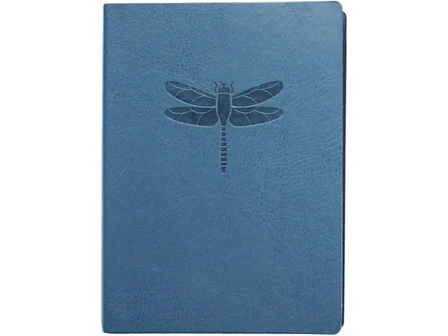 Notitieboek Eccolo Essential Blue Dragonfly lijn ca.13x18cm 80gr. 256p