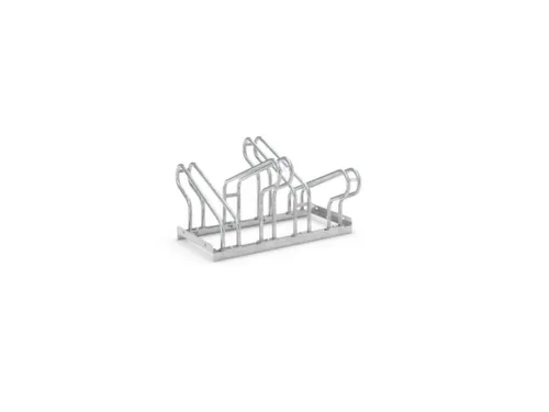 Fiets-beugelrek L 700mm 2x2plaatsen Dubbelzijdig Schroefbaar