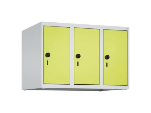 opzetkast,v. locker,3vak.,vak B 250mm,HxBxD 500x750x500mm,vleugeldeur