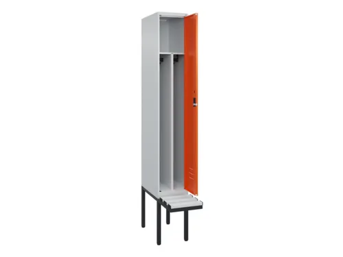 locker voor scheiding van kleding,HxBxD 2120x300x815mm,1vak