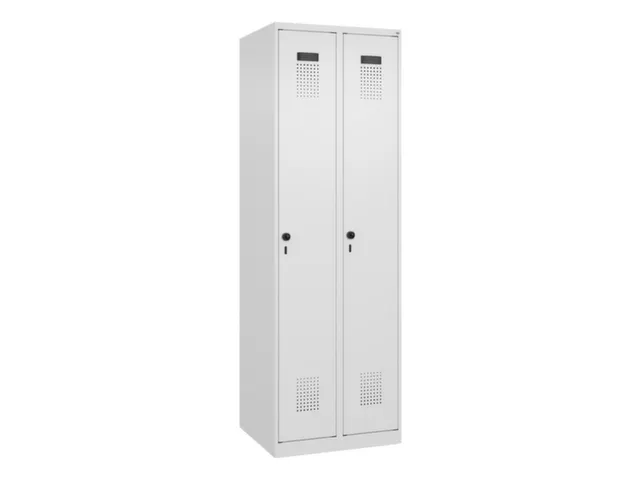locker voor scheiding van kleding,HxBxD 1850x600x500mm,2vak