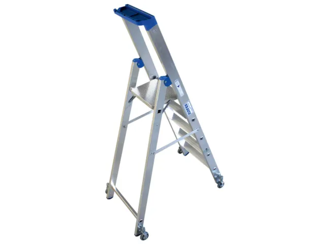 Verrijdbare Boktrap Aluminium L 1 96M 5Treden