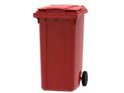Mini-container 240 liter Rood