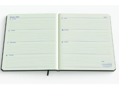 Agenda 2027 de KEMPEN Weekly Planner Large 7dagen/2pagina's assorti