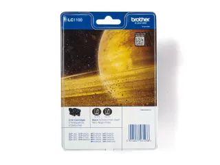 Brother LC-1100 Duopack Inktcartridges Zwart + Kleur - 4