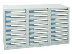 ladekast,HxBxD 900x1500x500mm,24lade(n),centr. vergrendeling
