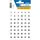 Etiket Herma 4124 Rond 12mm Getallen 1-240 Wit Zwart 5 vel