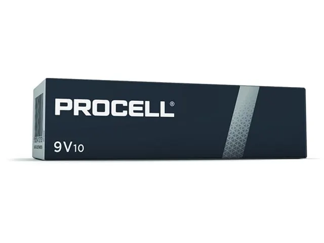 Duracell - Procell Alkaline Blokbatterij - 9 V/6LR61 - 10 ST.