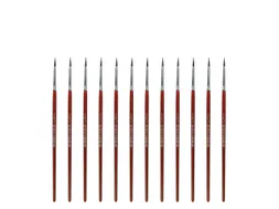 Penseel Kangaro Serie 120 rond Nr. 3 geitenhaar doos 12 stuks