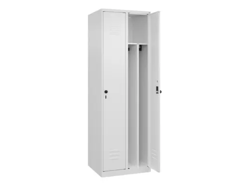 locker voor scheiding van kleding,HxBxD 1850x600x500mm,2vak