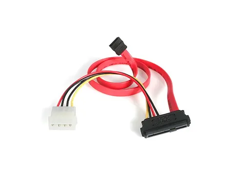 45cm SAS 29-Pin naar SATA Kabel met LP4 Voeding