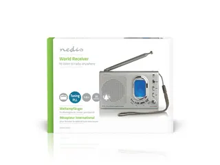 Wereldradio Nedis met wekker RDWR1000GY - 8