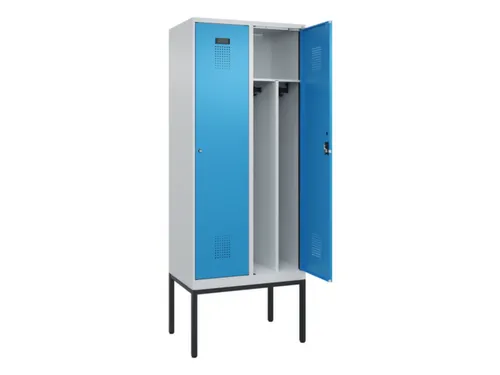 locker voor scheiding van kleding,HxBxD 2120x800x500mm,2vak