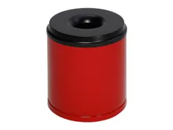 prullenmand zelfblussend 30 liter HxØ 390x375mm kop zwart rood