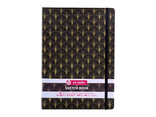 Schetsboek Talens Art Creation 80 vel 140gr 210x297mm art deco